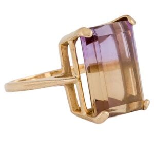 Gold and Ametrite 14kt Gemstone Ring 9.00 ctw